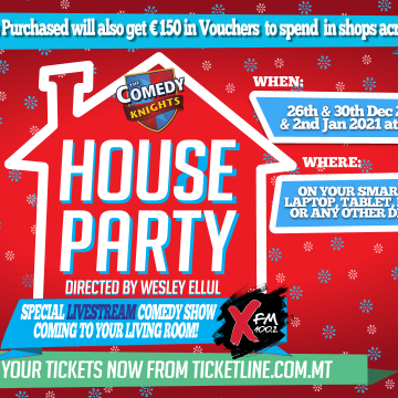 Comedy Knights: House Party malta, Comedy knights malta