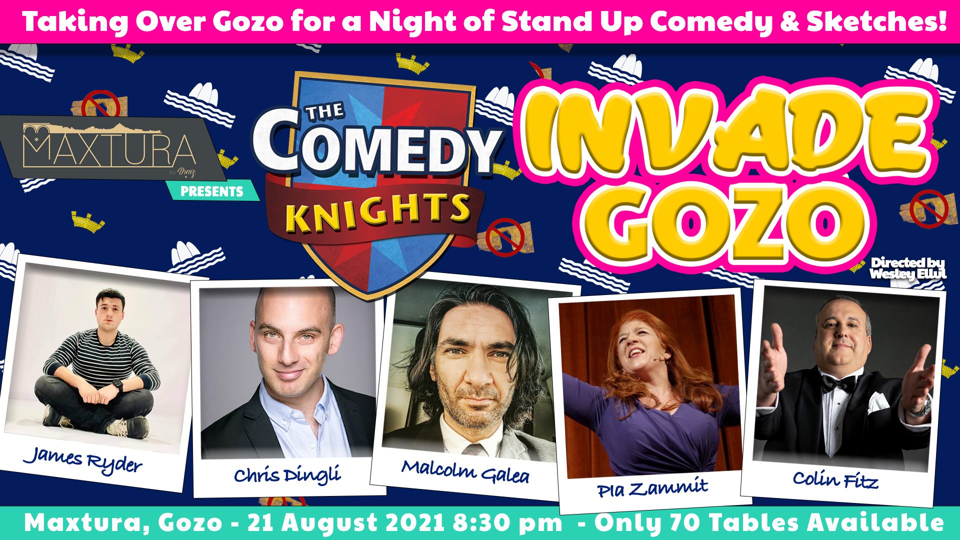 Comedy Knights Invade Gozo malta, Comedy knights malta